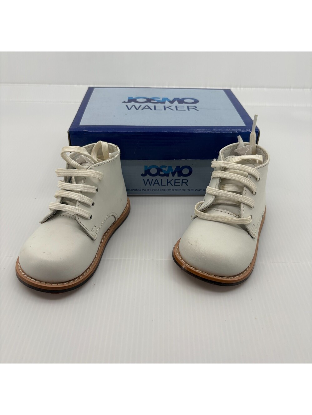 Josmo Walker Kids Baby Toddler Shoes 8190 All Leather Size 3.5 Walking Shoes